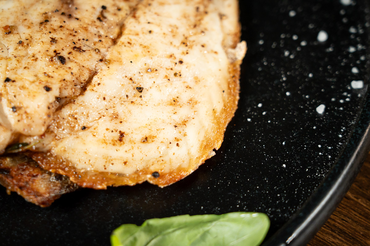 best recipe for crispy pan-fried fillet of dorado