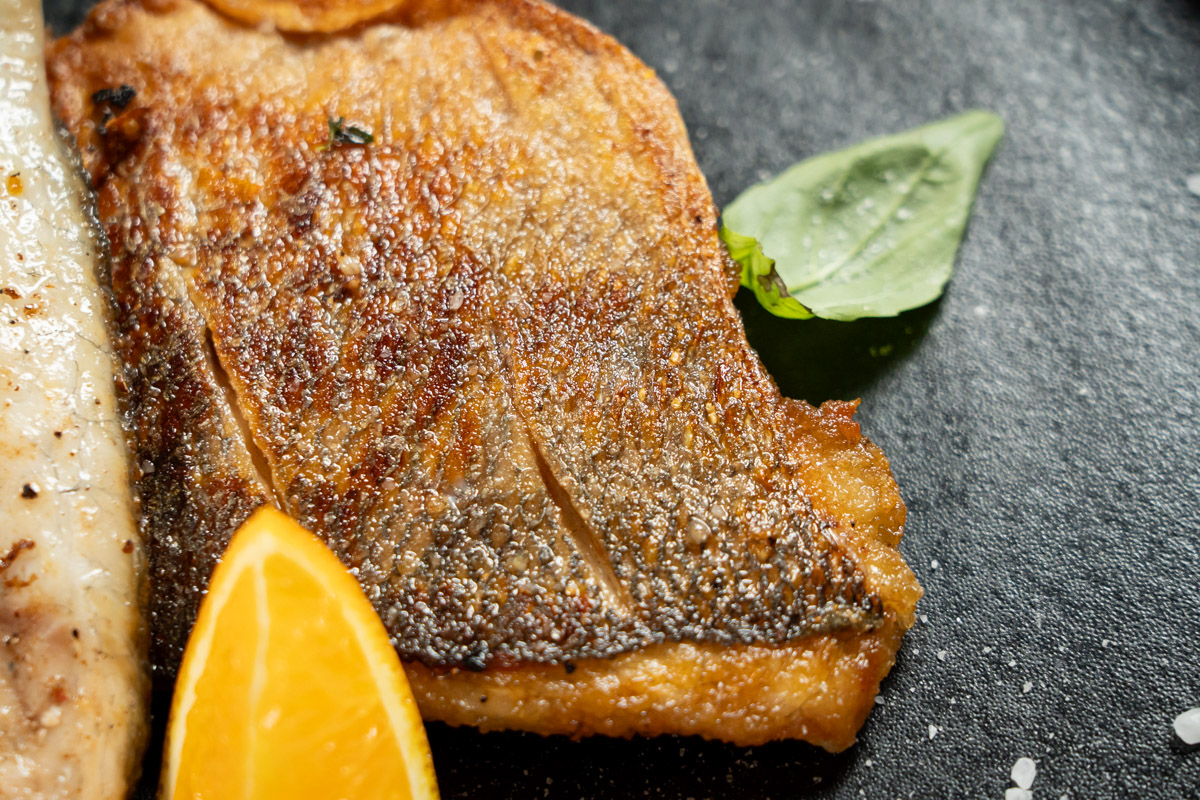 best crispy pan-fried fillet of dorado recipe