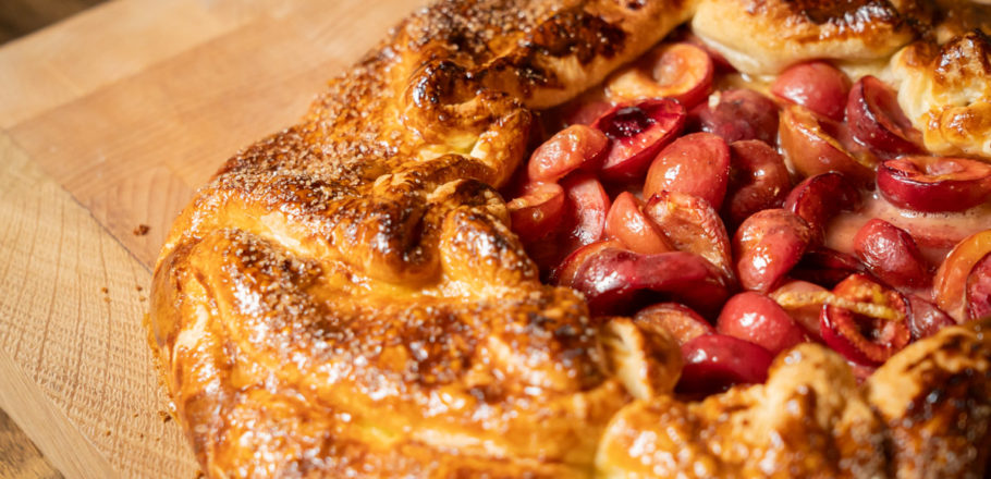 puff pastry cherry pie recipe