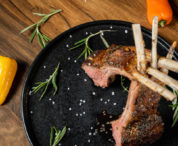 easy recipe for pan-roasted rack of lamb