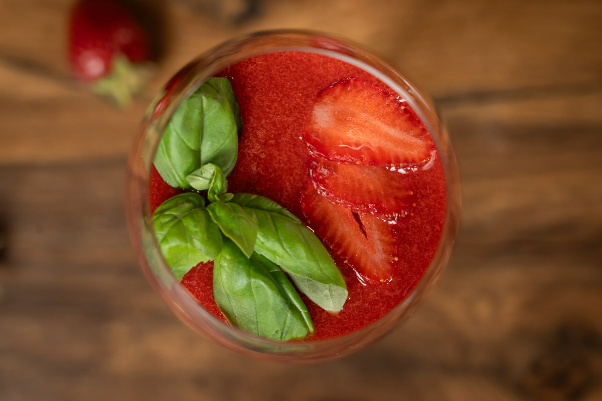 recipe for strawberry basil smoothie