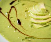 recipe for homemade avocado and zucchini soup