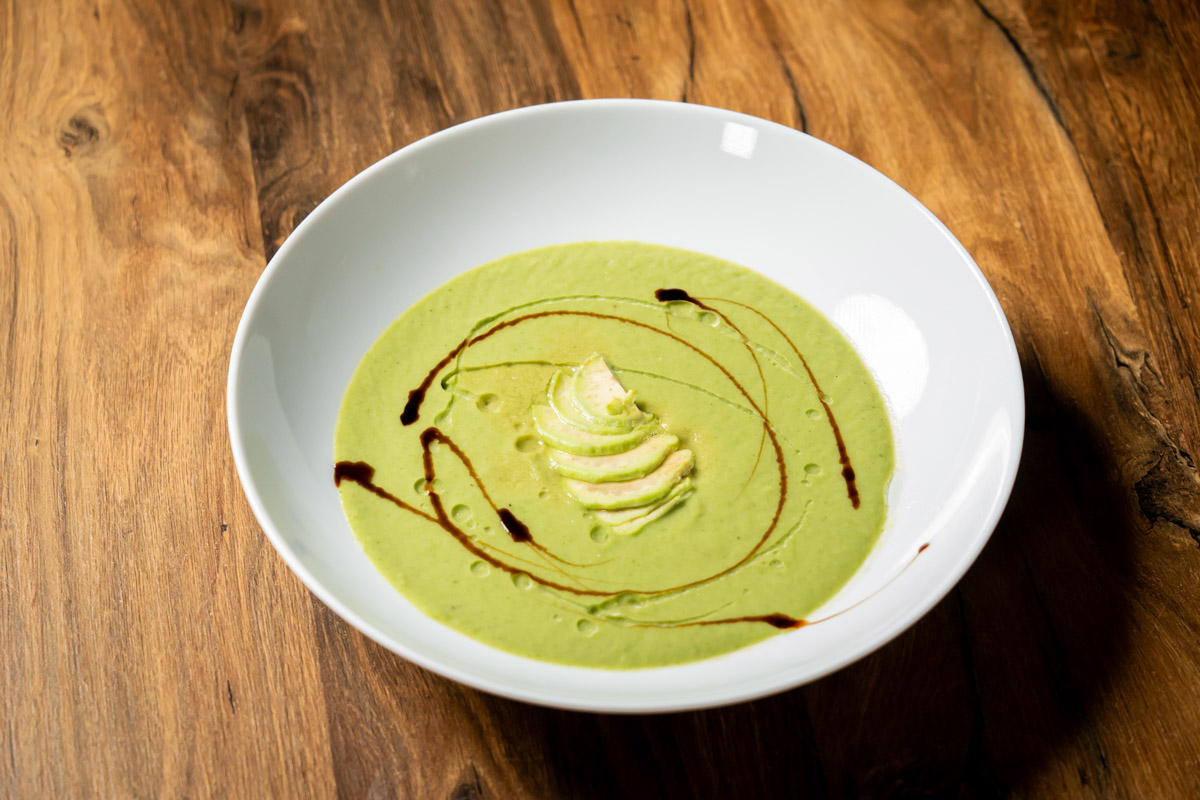 quick recipe for avocado and zucchini soup