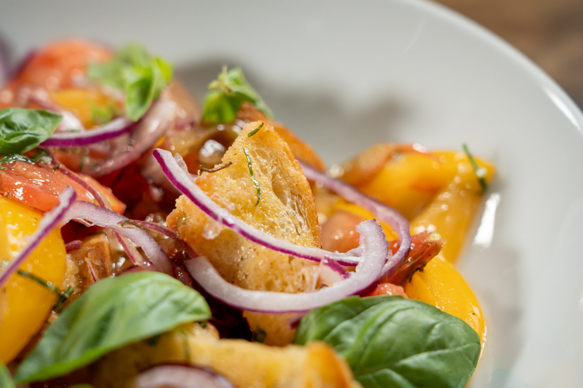 quick recipe for tomato and bread salad