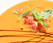 homemade tomato gazpacho