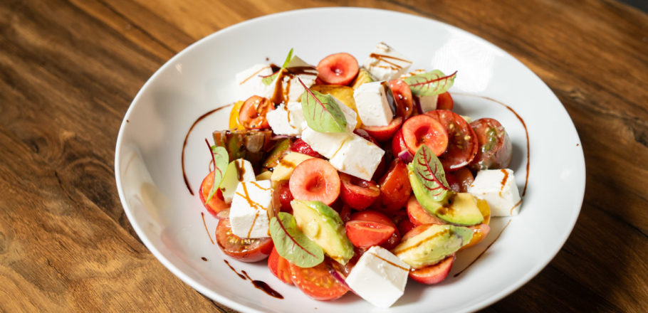 recipe for fresh cherry and feta salad