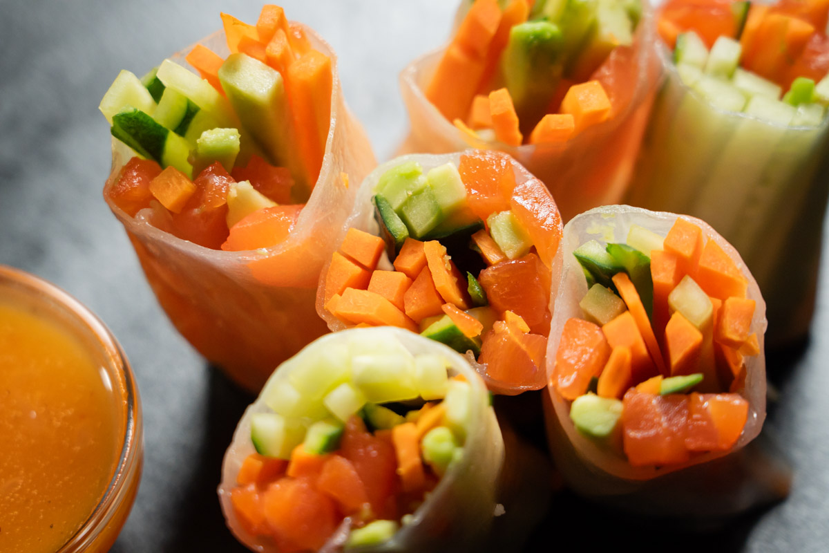 homemade recipe for spring roll