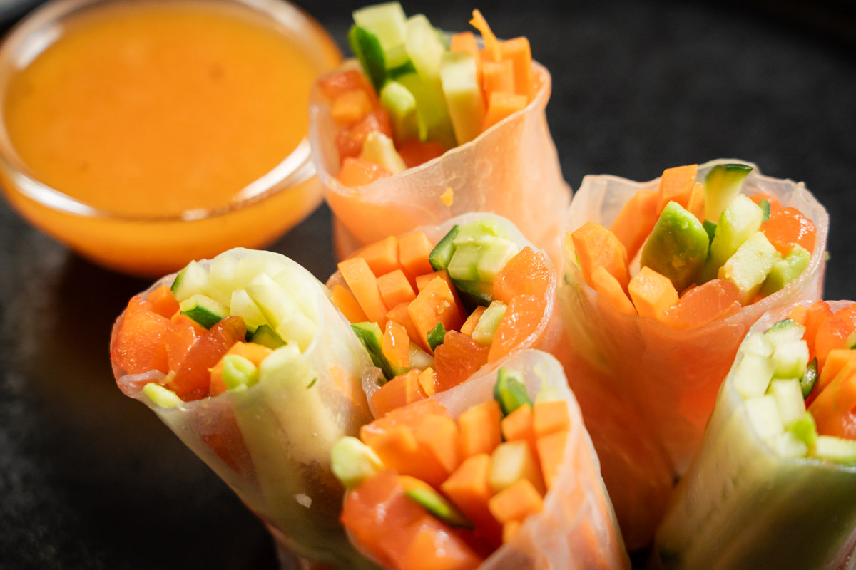 spring roll with dipping sauce recipe