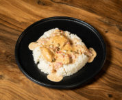 how to make best chicken with rice in soy and cream sauce